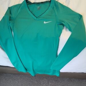 Nike Women's Aqua Long Sleeve Tee